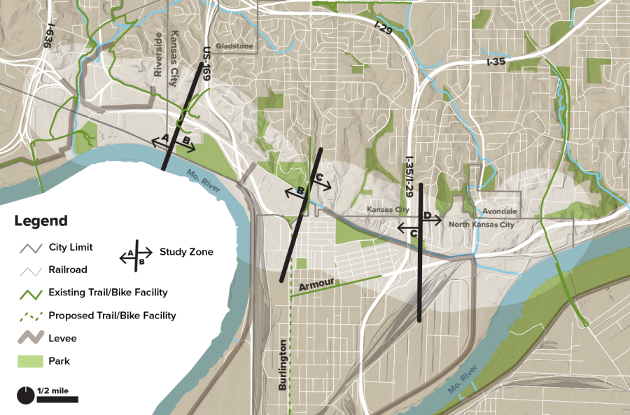 Map of the Missouri River North Trail project area